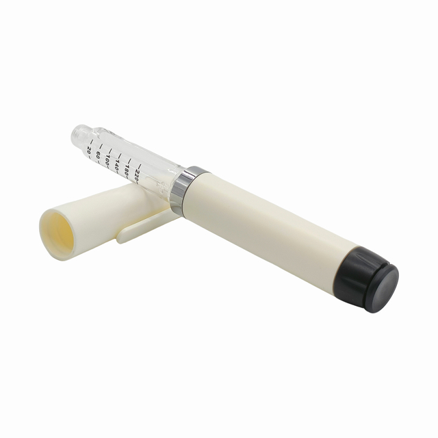 Weißer Injektionsstift