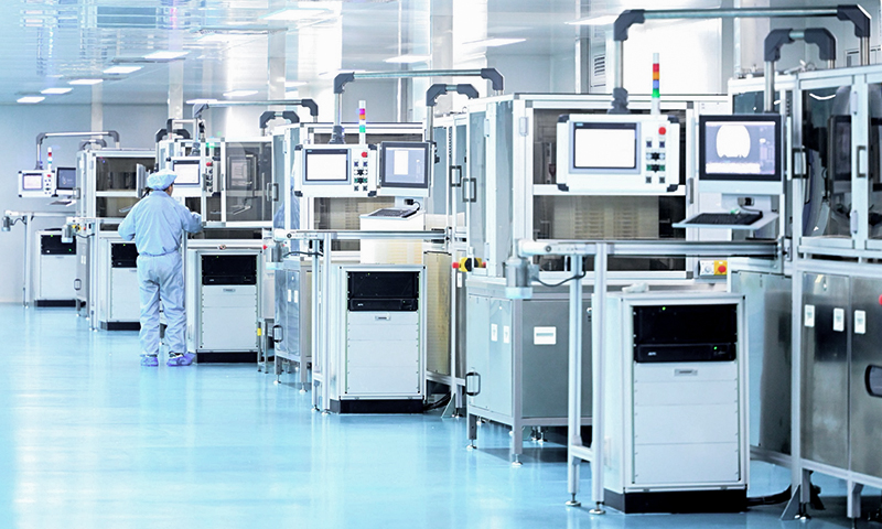 Glasspritze Herstellung sauberer Raumproduktionslinie